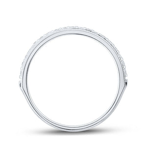 Eternal Love 14kt White Gold Diamond Wedding Band - Splendid Jewellery