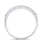 Eternal Love 14kt White Gold Diamond Wedding Band - Second Side View