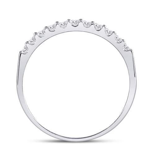 Eternal Love 14kt White Gold Diamond Wedding Band - Splendid Jewellery