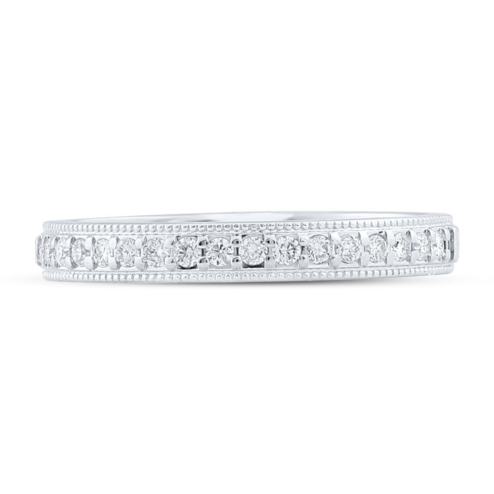 Eternal Love 14kt White Gold Diamond Wedding Band - Splendid Jewellery