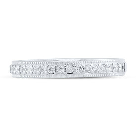 Eternal Love 14kt White Gold Diamond Wedding Band - Splendid Jewellery