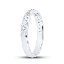 Load image into Gallery viewer, Eternal Love 14kt White Gold Diamond Wedding Band - Second Side View