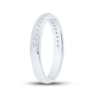 Eternal Love 14kt White Gold Diamond Wedding Band - Splendid Jewellery