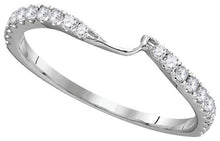 Load image into Gallery viewer, Eternal Love 14kt White Gold Diamond Wedding Ring Band Set - Splendid Jewellery