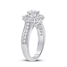Eternal Love 14kt White Gold Round Diamond Solitaire Bridal Wedding Engagement Ring - Splendid Jewellery