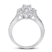 Load image into Gallery viewer, Eternal Love 14kt White Gold Round Diamond Solitaire Bridal Wedding Engagement Ring - Side View