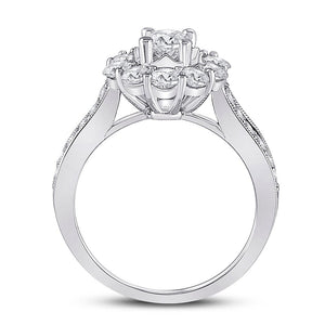 Eternal Love 14kt White Gold Round Diamond Solitaire Bridal Wedding Engagement Ring - Splendid Jewellery