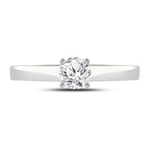 Load image into Gallery viewer, Eternal Love 14kt White Gold Round Diamond Solitaire Bridal Wedding Engagement Ring - Splendid Jewellery