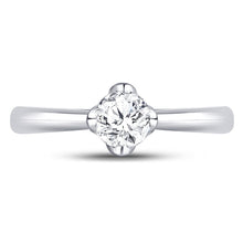 Load image into Gallery viewer, Eternal Love 14kt White Gold Round Diamond Solitaire Bridal Wedding Engagement Ring - Front View