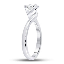 Load image into Gallery viewer, Eternal Love 14kt White Gold Round Diamond Solitaire Bridal Wedding Engagement Ring - Splendid Jewellery