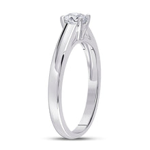 Load image into Gallery viewer, Eternal Love 14kt White Gold Round Diamond Solitaire Bridal Wedding Engagement Ring - Splendid Jewellery