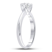 Load image into Gallery viewer, Eternal Love 14kt White Gold Round Diamond Solitaire Bridal Wedding Engagement Ring - Splendid Jewellery
