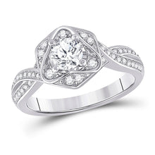 Load image into Gallery viewer, Eternal Love 14kt White Gold Round Diamond Solitaire Ring - Splendid Jewellery