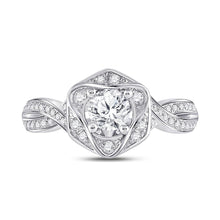 Load image into Gallery viewer, Eternal Love 14kt White Gold Round Diamond Solitaire Ring - Splendid Jewellery
