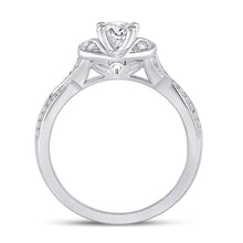 Load image into Gallery viewer, Eternal Love 14kt White Gold Round Diamond Solitaire Ring - Splendid Jewellery