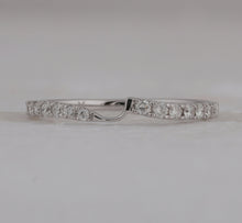 Load image into Gallery viewer, Eternal Love 14kt White Gold Womens Round Diamond 2 - stone Wedding Band - Splendid Jewellery