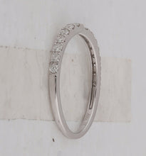 Load image into Gallery viewer, Eternal Love 14kt White Gold Womens Round Diamond 2 - stone Wedding Band - Splendid Jewellery