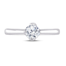 Load image into Gallery viewer, Eternal Love: 14kt White Gold Womens Round Diamond Solitaire Bridal Wedding Engagement Ring 1/2 Cttw - Splendid Jewellery
