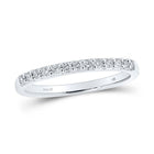 Eternal Love 14kt White Gold Women's Round Diamond Wedding Band - Splendid Jewellery