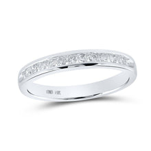 Load image into Gallery viewer, Eternal Love 14kt White Gold Womens Round Diamond Wedding Band - Splendid Jewellery