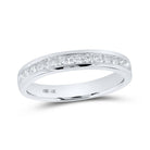 Eternal Love 14kt White Gold Women's Round Diamond Wedding Band - Splendid Jewellery