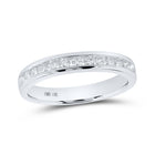Eternal Love 14kt White Gold Women's Round Diamond Wedding Band - Splendid Jewellery