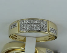Load image into Gallery viewer, Eternal Love 14kt Yellow Gold Diamond Cluster Wedding Set - Splendid Jewellery