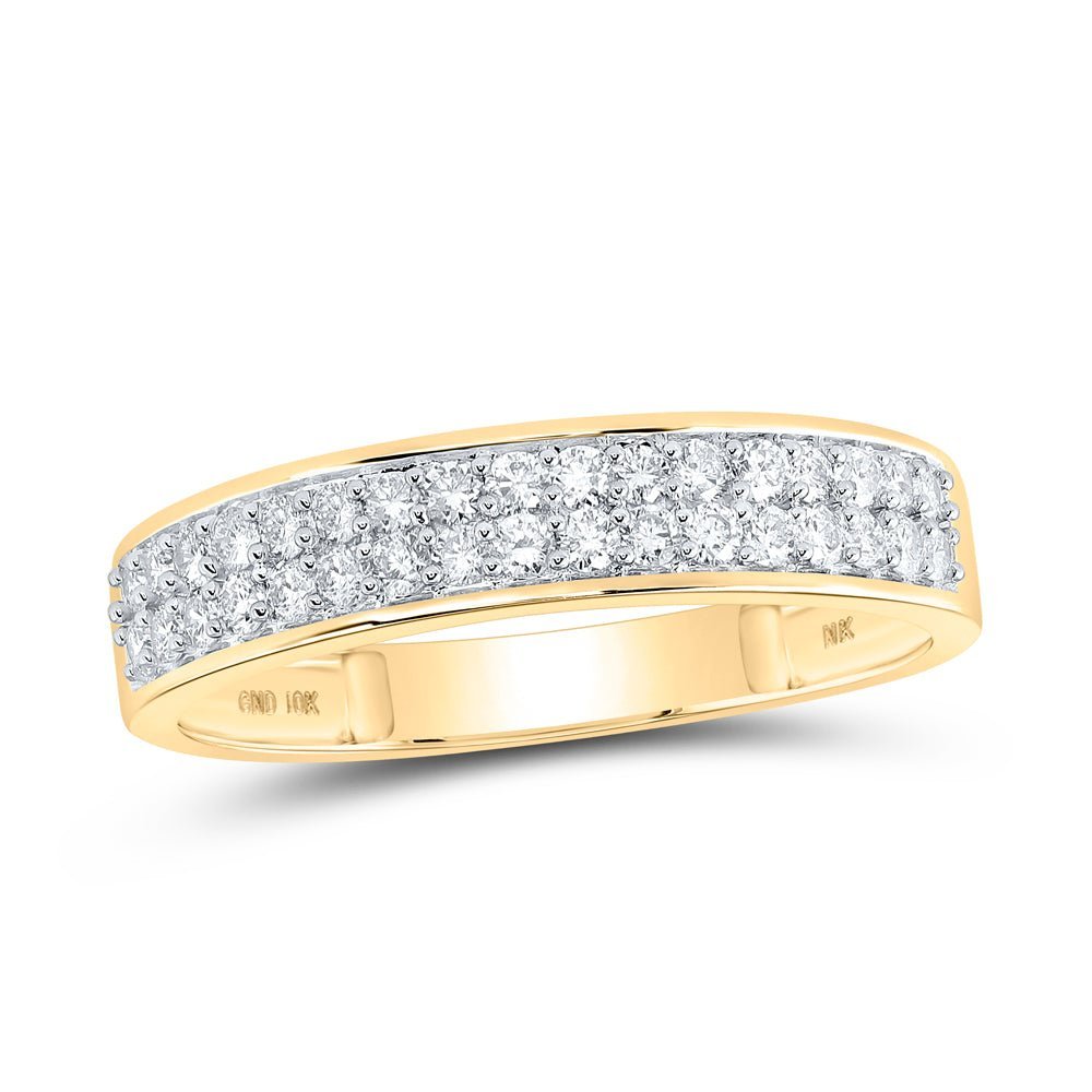 Eternal Love 14kt Yellow Gold Diamond Cluster Wedding Set - Splendid Jewellery