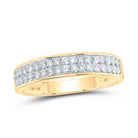 Eternal Love 14kt Yellow Gold Diamond Cluster Wedding Set - Splendid Jewellery