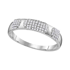 Eternal Love Brilliance: 10kt White Gold His Hers Round Diamond Oval Matching Wedding Set 3/4 Cttw - Alternate view 3 from Splendid Jewellery