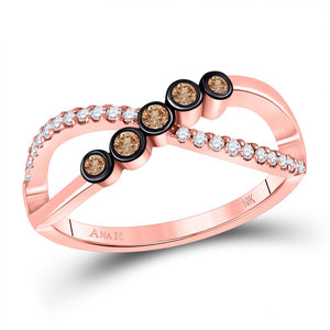 Eternal Love Brown Diamond Infinity Ring - Splendid Jewellery