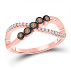Eternal Love Brown Diamond Infinity Ring - Splendid Jewellery