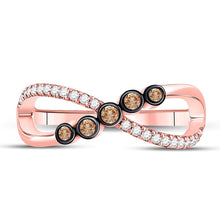 Load image into Gallery viewer, Eternal Love Brown Diamond Infinity Ring - Splendid Jewellery