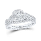 Eternal Love Diamond and Sapphire Wedding Ring Set - Splendid Jewellery