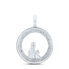 Eternal Love Diamond Circle Pendant - Splendid Jewellery