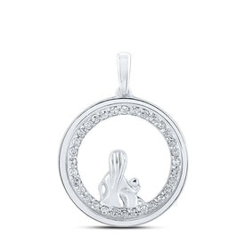 Eternal Love Diamond Circle Pendant - Splendid Jewellery