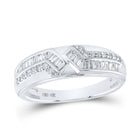 Eternal Love Diamond Cluster Wedding Set - 1 Carat Total Weight - Alternate view 2 from Splendid Jewellery