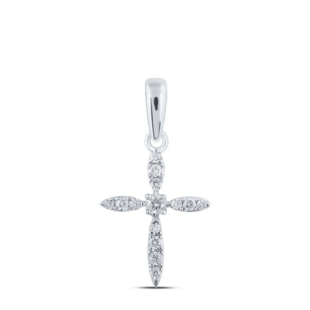 Eternal Love Diamond Cross Pendant - Splendid Jewellery