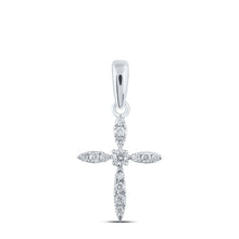 Load image into Gallery viewer, Eternal Love Diamond Cross Pendant - Splendid Jewellery