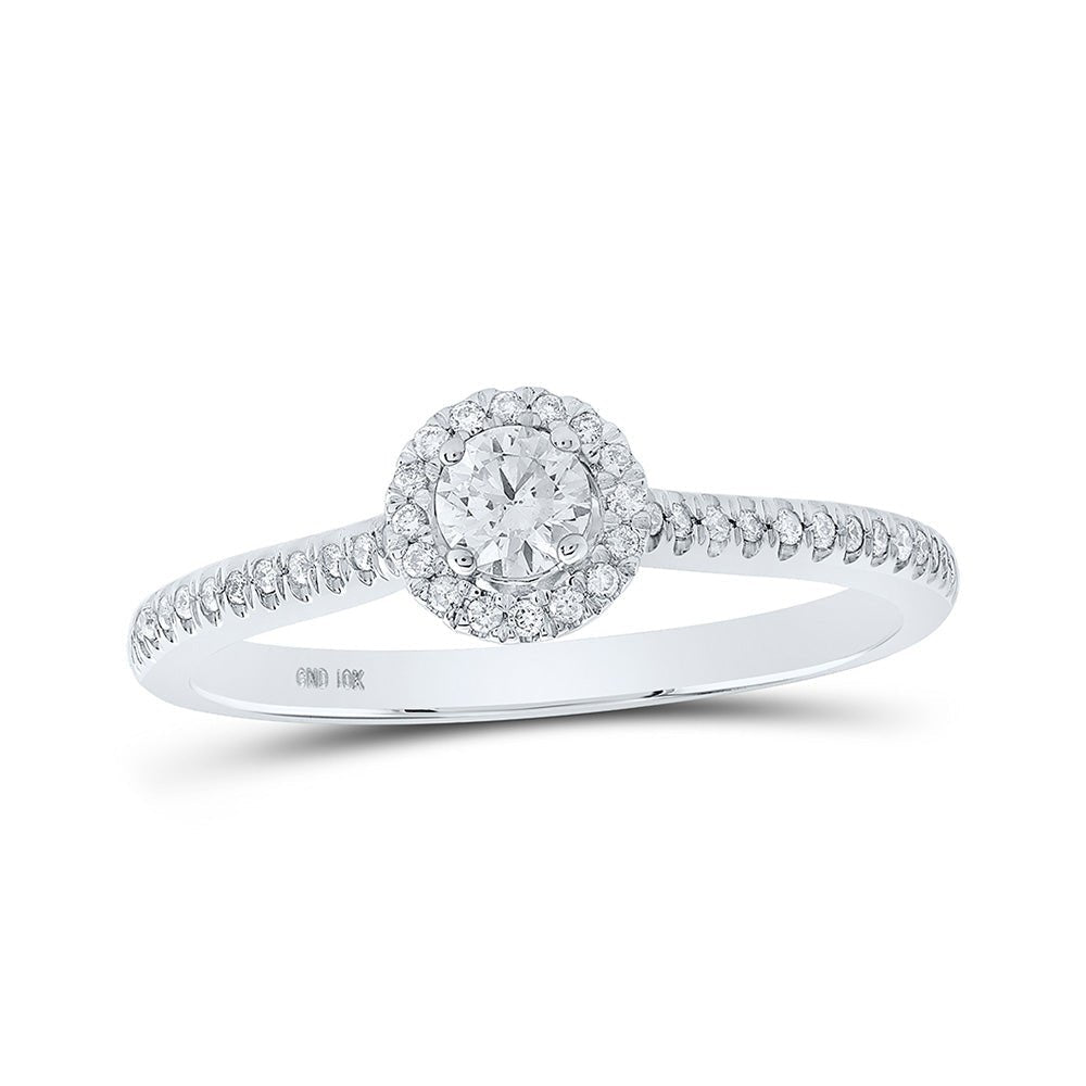 Eternal Love Diamond Halo Wedding Ring - Splendid Jewellery