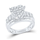 Eternal Love Diamond Heart Bridal Wedding Engagement Ring - Splendid Jewellery
