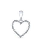 Eternal Love Diamond Heart Pendant - Splendid Jewellery