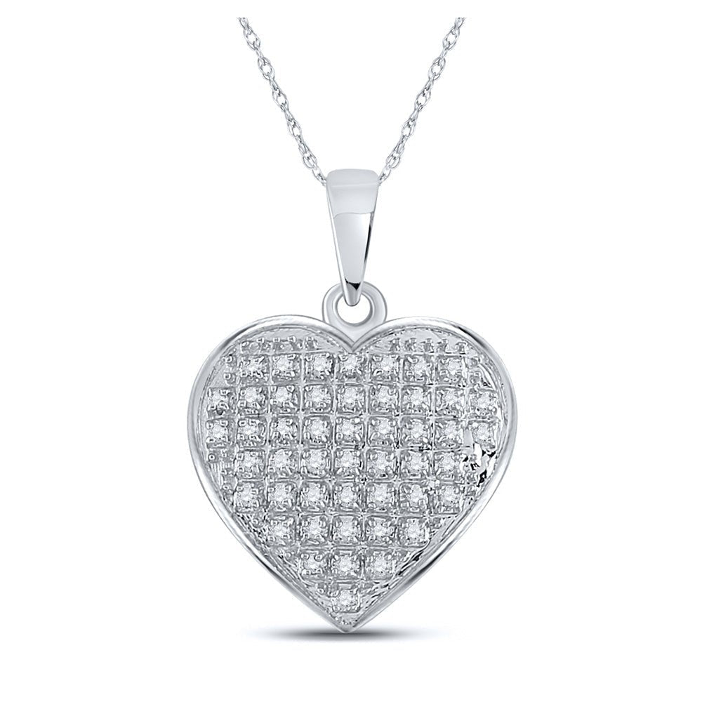 Eternal Love Diamond Heart Pendant - Splendid Jewellery