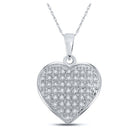 Eternal Love Diamond Heart Pendant - Splendid Jewellery