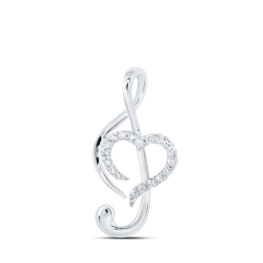 Eternal Love Diamond Heart Pendant - Splendid Jewellery