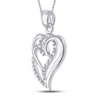 Eternal Love Diamond Heart Pendant - Splendid Jewellery