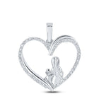 Eternal Love Diamond Heart Pendant - Splendid Jewellery