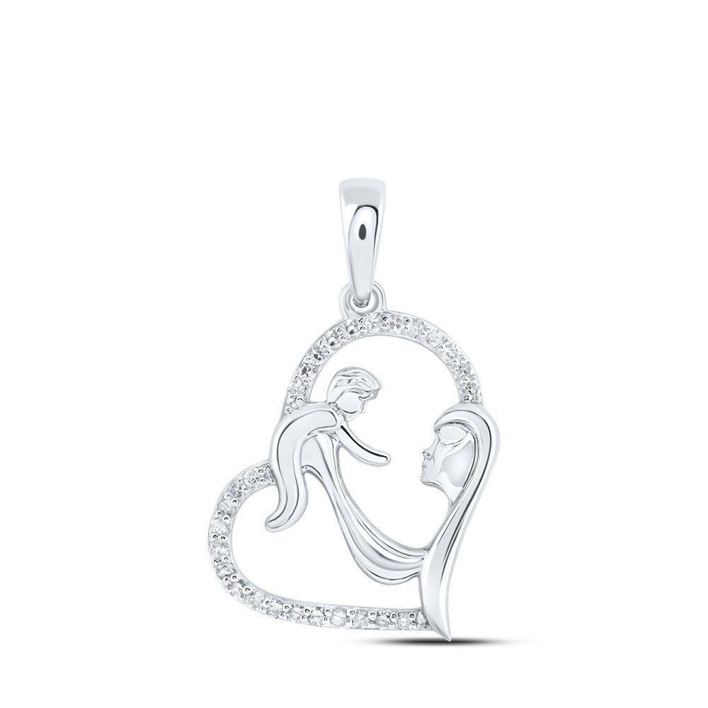 Eternal Love Diamond Heart Pendant - Splendid Jewellery