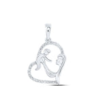 Eternal Love Diamond Heart Pendant - Splendid Jewellery