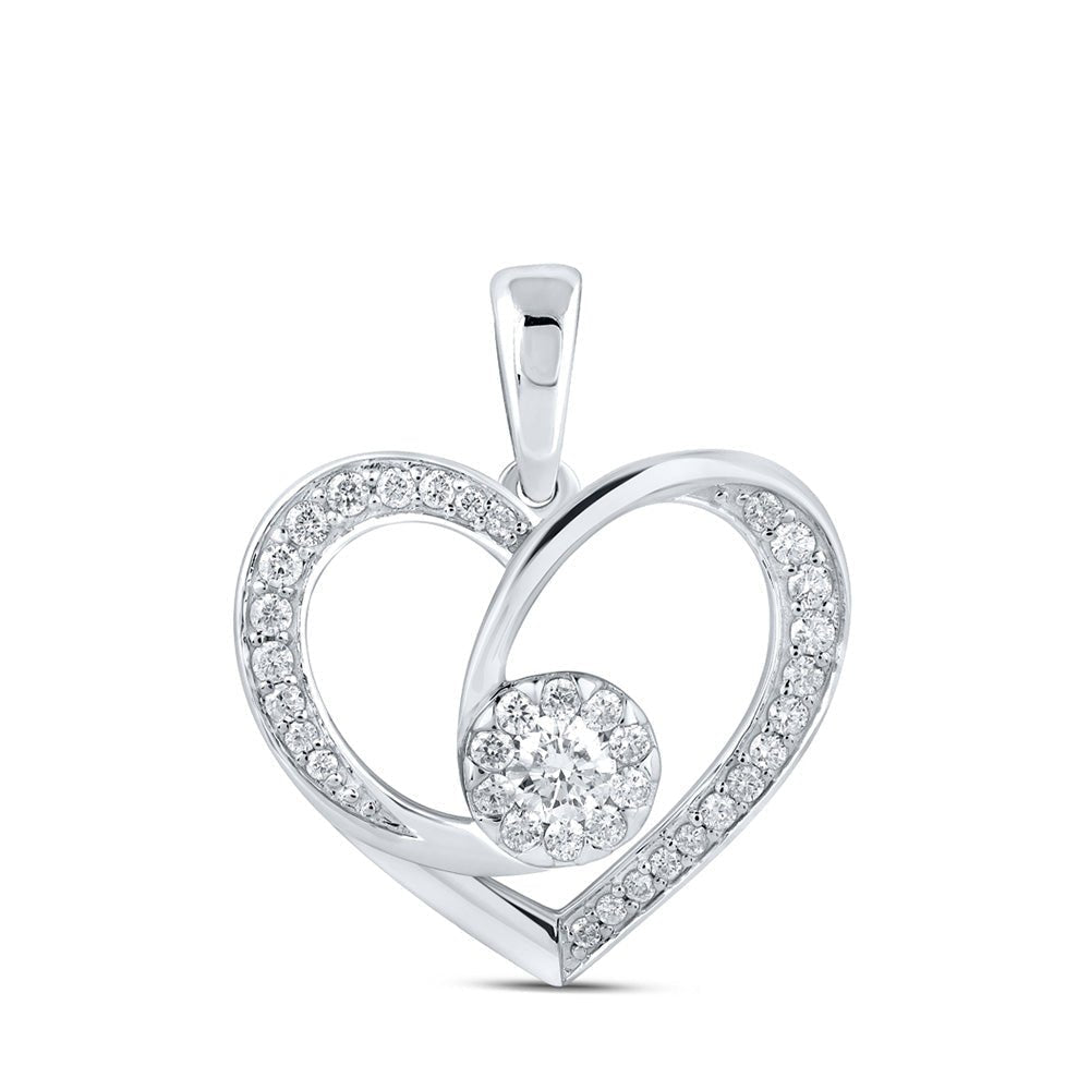 Eternal Love Diamond Heart Pendant - Splendid Jewellery